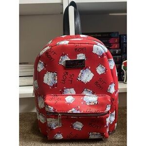 Red InuYasha Sit Boy Mini Backpack